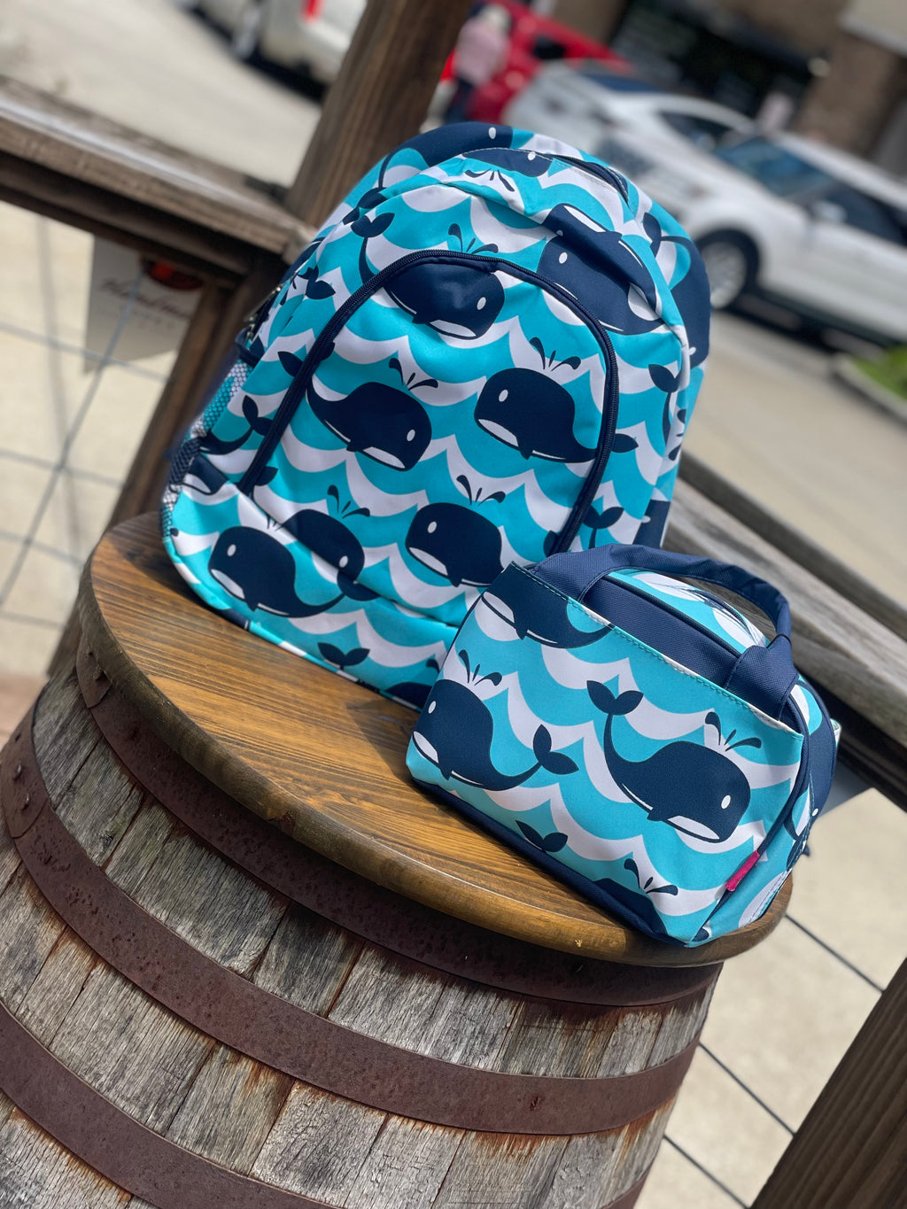 Whale bookbag