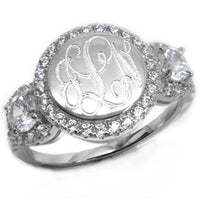 Stephanie: Sterling Silver Circle Ring