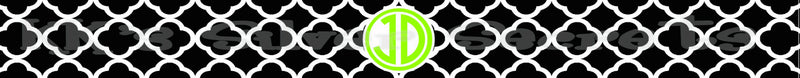 Monogram Croakie: Quarterfoil Green