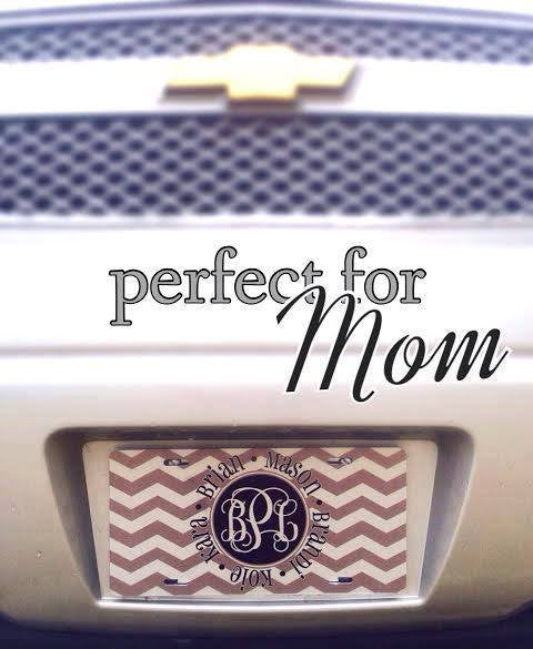 License Plate: Mothers Day/ Chevron