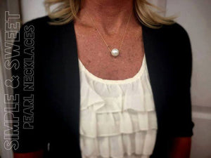 Simple Pearl Necklace