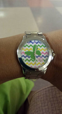 Monogram Watch: Butterfly/ Multi Chevron