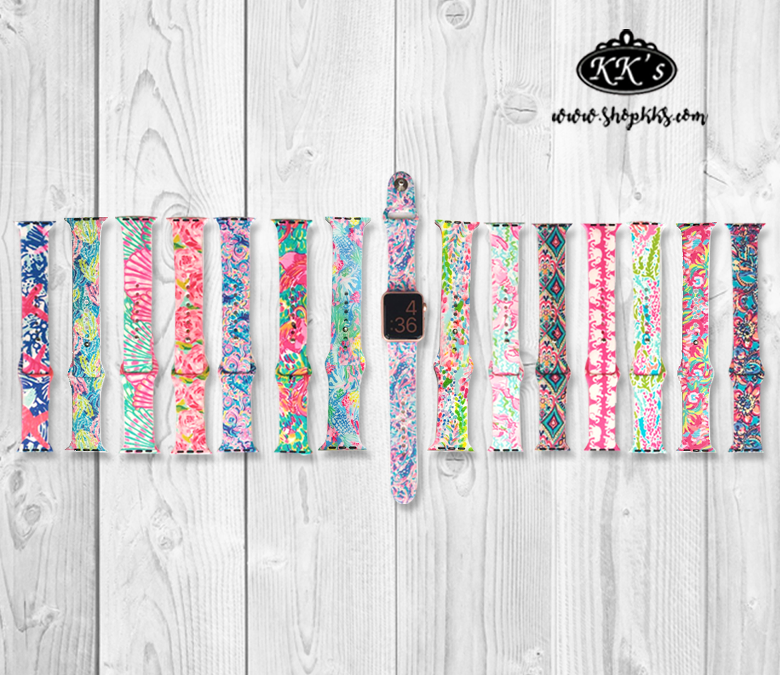 Custom Printed Apple Watch Bands KK s