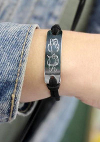 Kate: Suede Adjustable Bar Bracelet