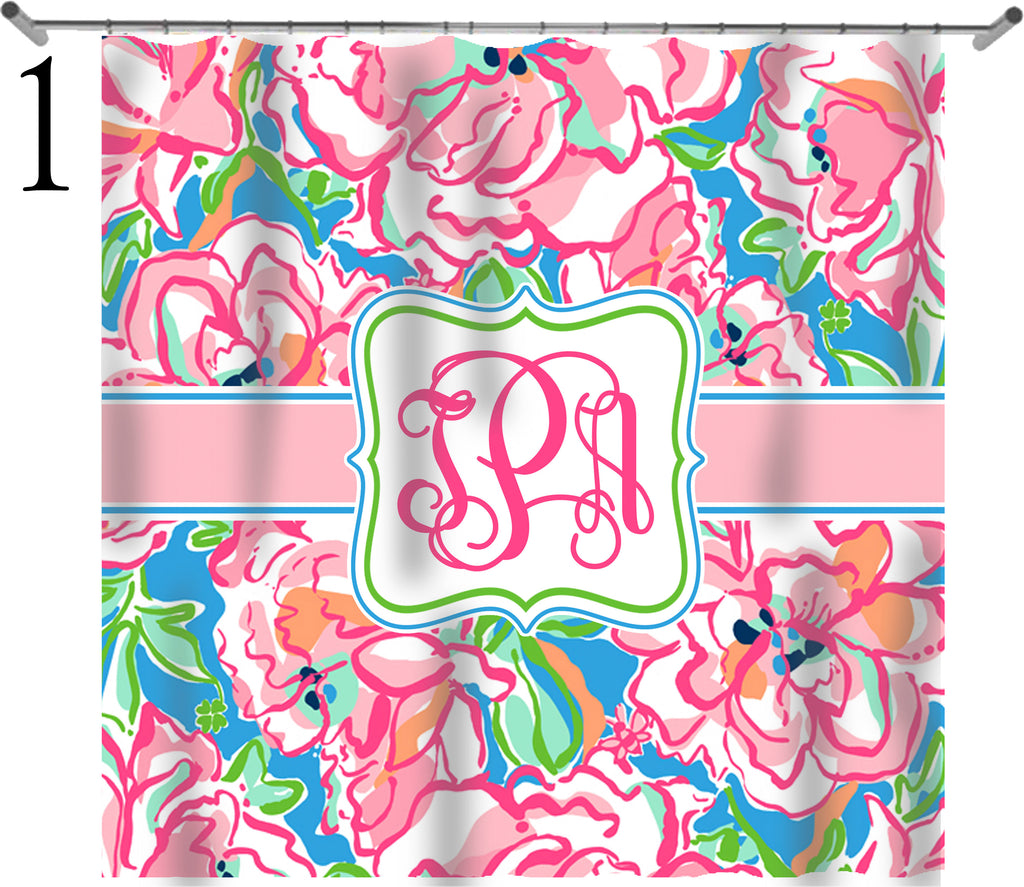 KK's Monogram Shower Curtains