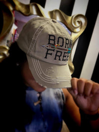 Born Free Distressed Hat