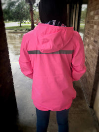 Monogram Quarter Zip Charles River Rain Jacket