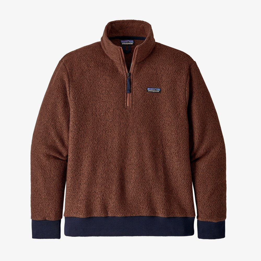 M's Woolyester Fleece 1/4 Zip: Sisu Brown