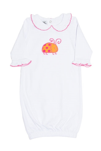 Embroidered Baby Day Gown