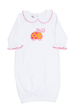 Embroidered Baby Day Gown