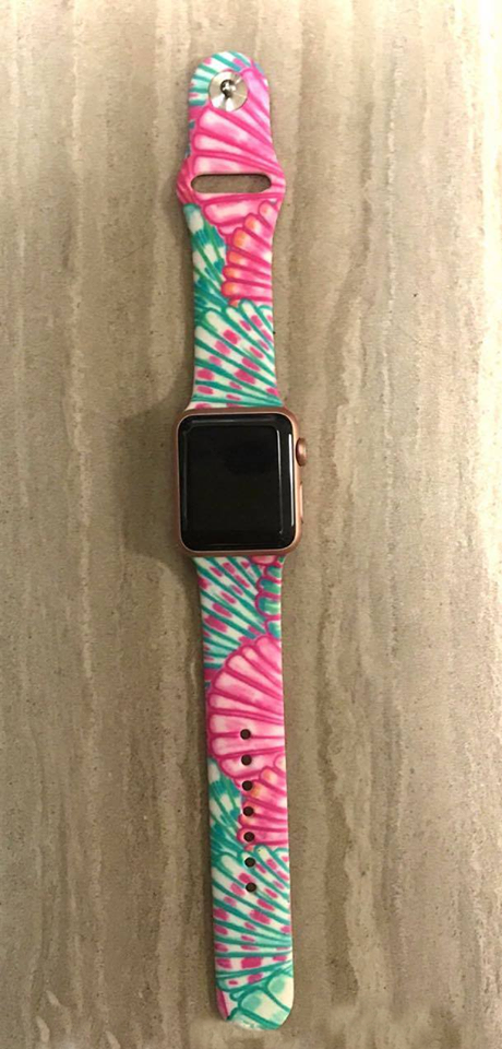 Lilly pulitzer apple watch band 42mm sale