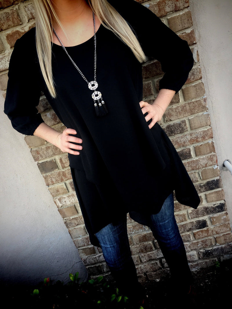 Take on the Night Tunic: BLACK