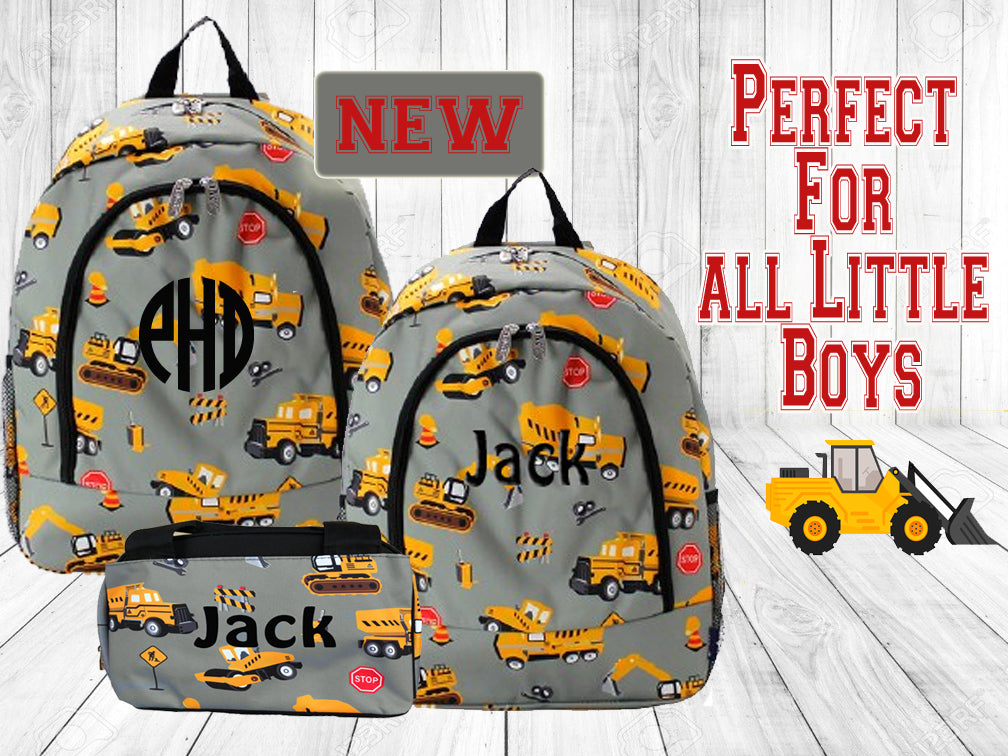 Construction Backpack/Lunchbox