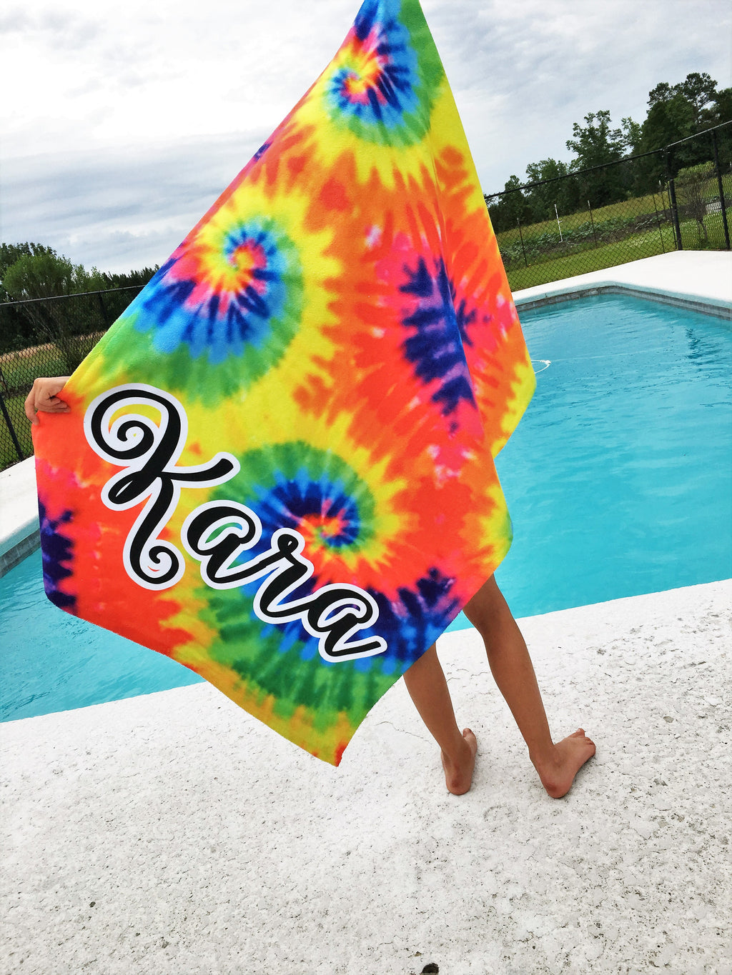 Beach Towel: Tie-Dye