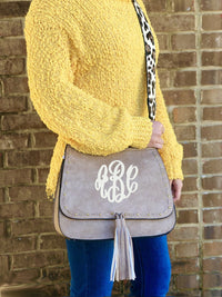 Bailey: Crossbody with Animal Print Contrast Strap