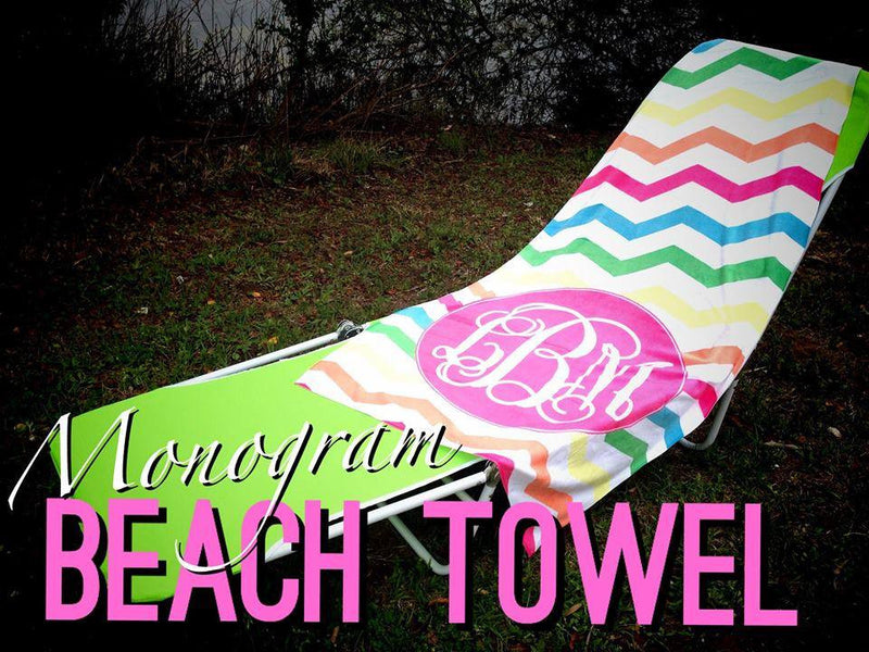 Beach Towel: Chevron