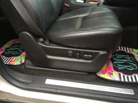 Monogram Car Mats: Flamingo Stripe