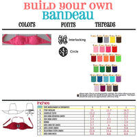 Monogram Bandeau Top: Pink
