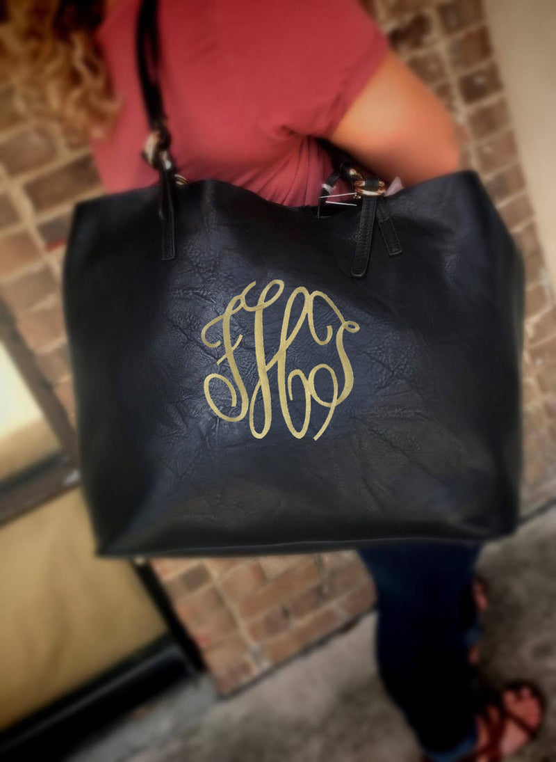 Everly Monogram Handbag