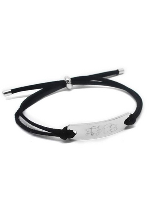 Kate: Suede Adjustable Bar Bracelet