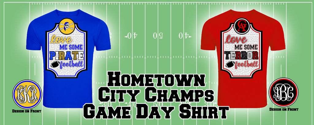 Hometown City Champs Game Day Tshirt: GA vs. BHS