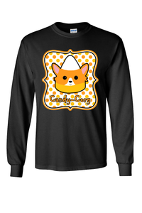 Candy-Corg Long Sleeve Shirt: Black