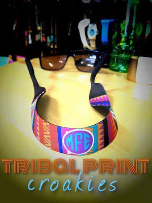 Monogram Croakie: AZTEC PRINT