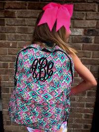 Custom Printed Monogram Backpacks