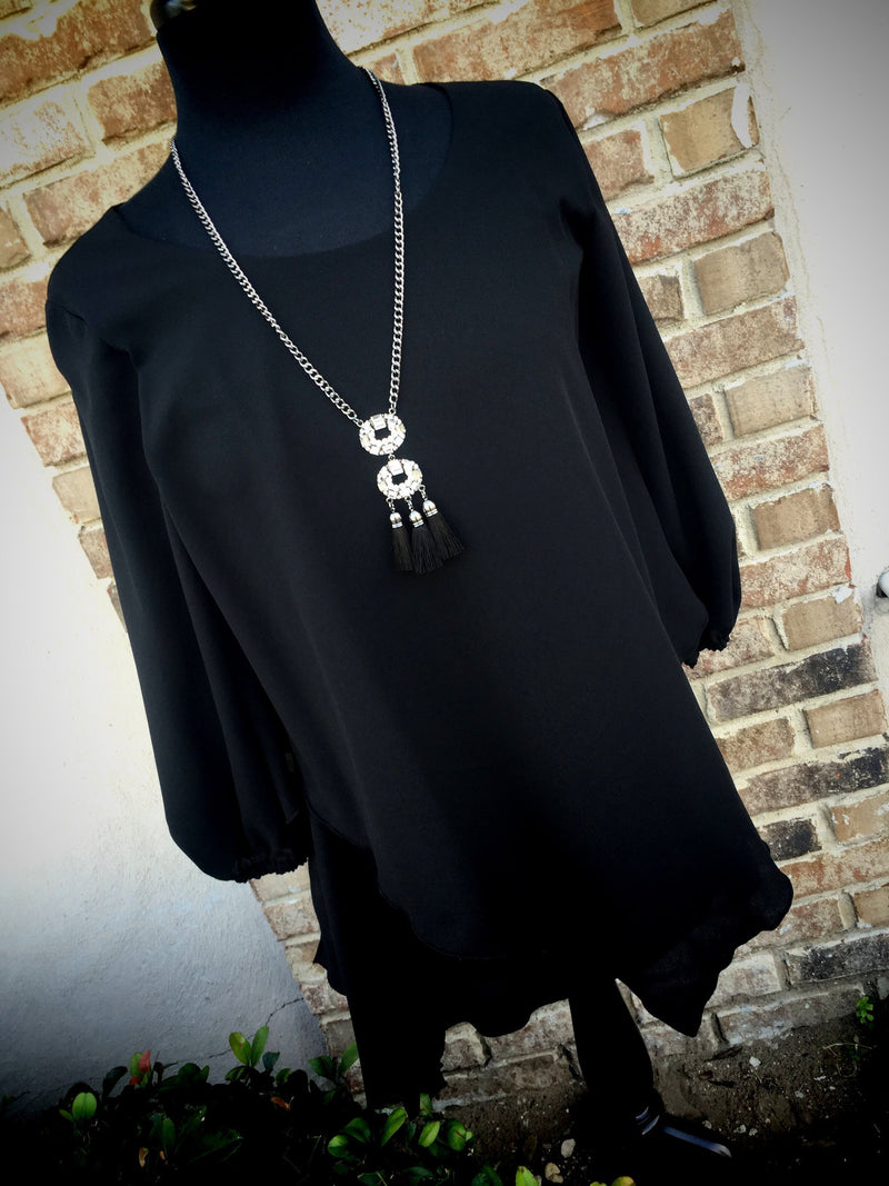 Take on the Night Tunic: BLACK