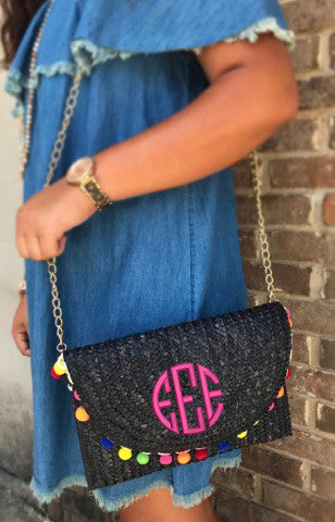 Fiesta Pom Pom Crossbody