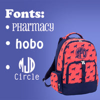 Dog Days Personalized Backpack