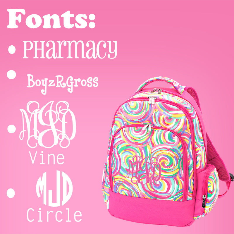 Summer Sorbet Personalized Backpack