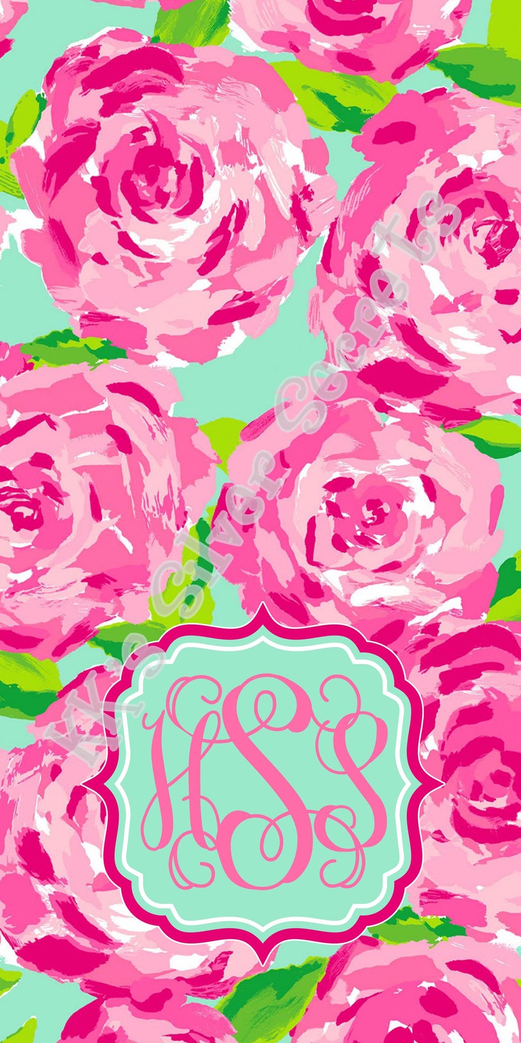 Roses Monogram Towel