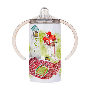 Glory, Glory Sippy Cup: Stainless Steal Watercolor