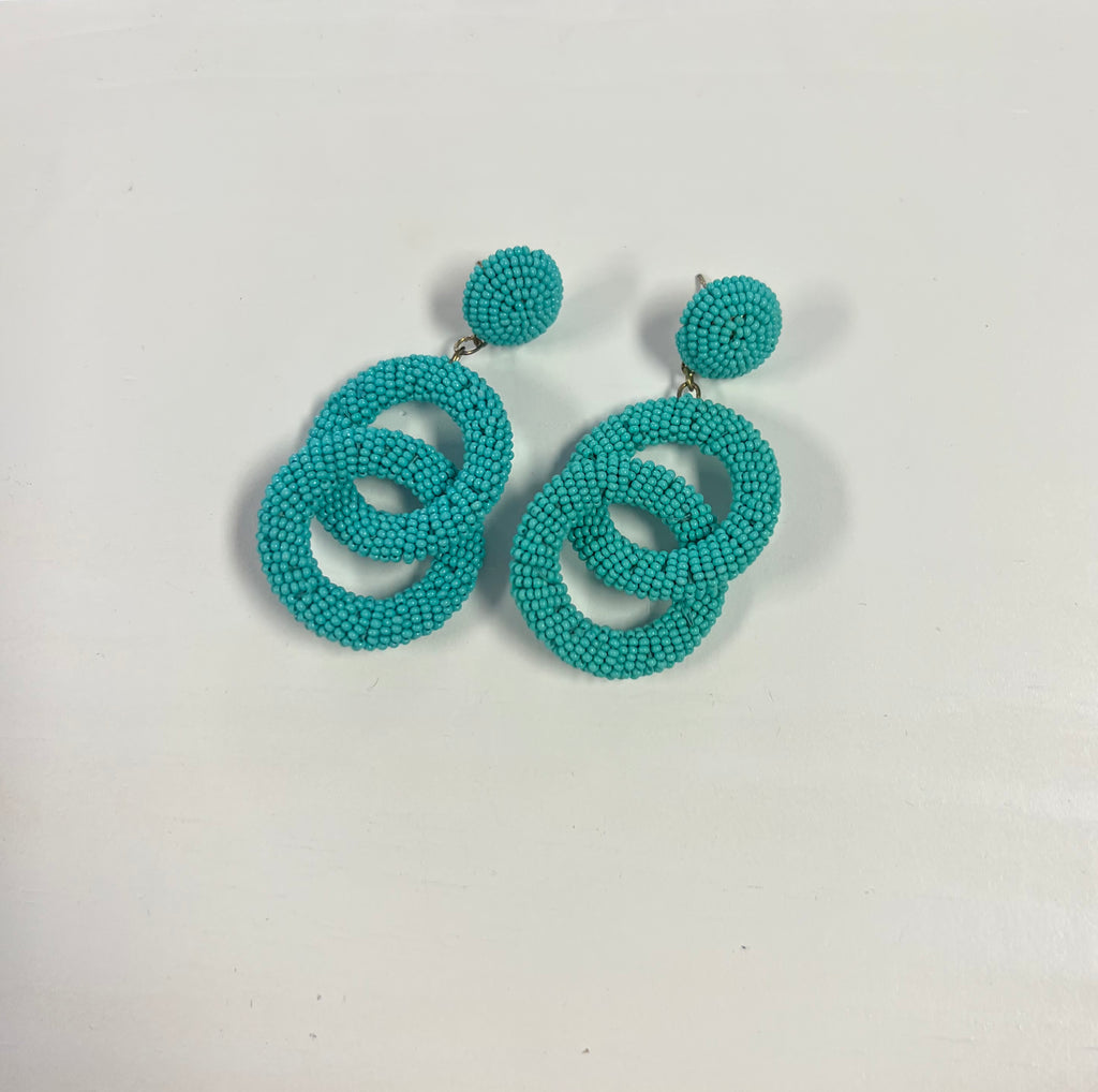 Beaded Link Earrings