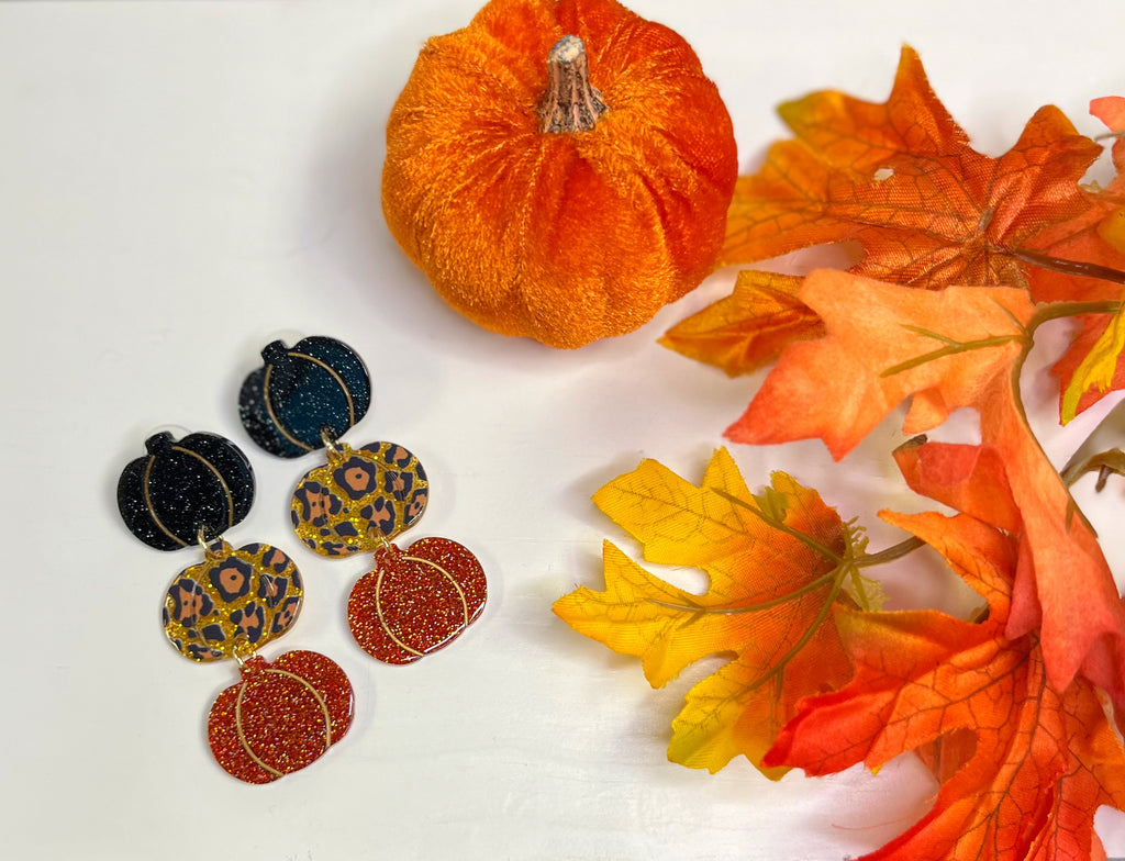 Pumpkin Drop Earrings