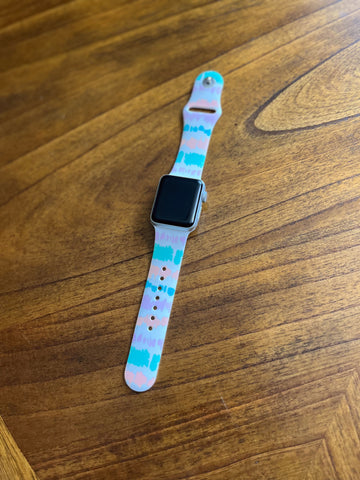 Tie dye apple sales watch band simply southern