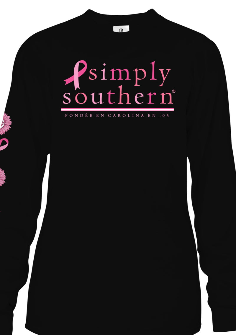 Simply Southern Long Sleeve TShirt: Hope/Black