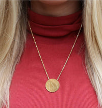 Talley: monogram necklace