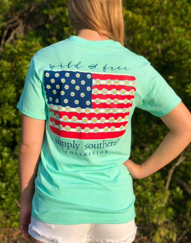 Simply Southern Short Sleeve: Wild/Surf