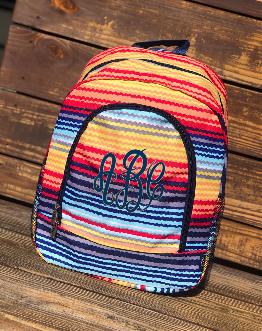 Navy Wavy: Wavy Backpack