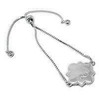 Monogrammed Quatrefoil Bracelet