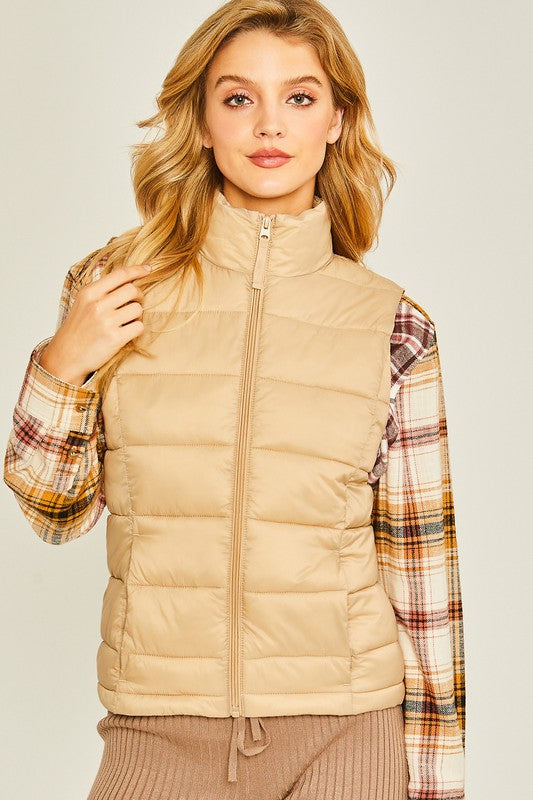Comfort Zone: Solid Puff Vest