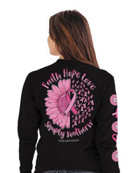 Simply Southern Long Sleeve TShirt: Hope/Black
