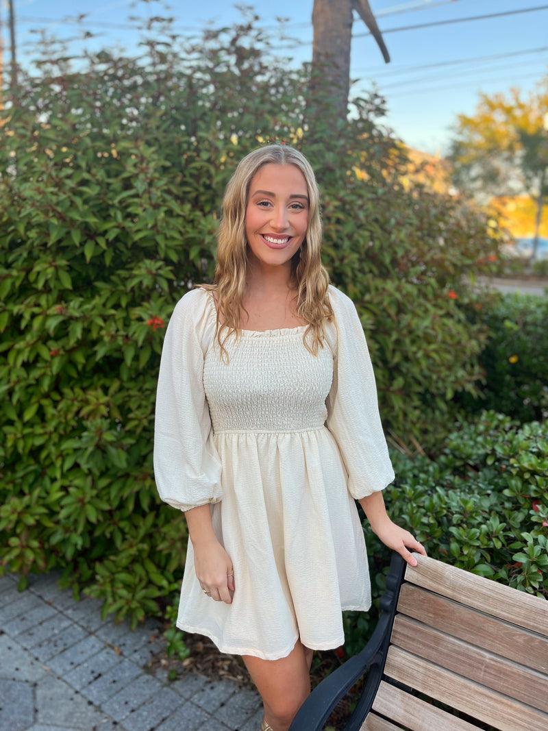 Pinky Promise: Square Neck Dress