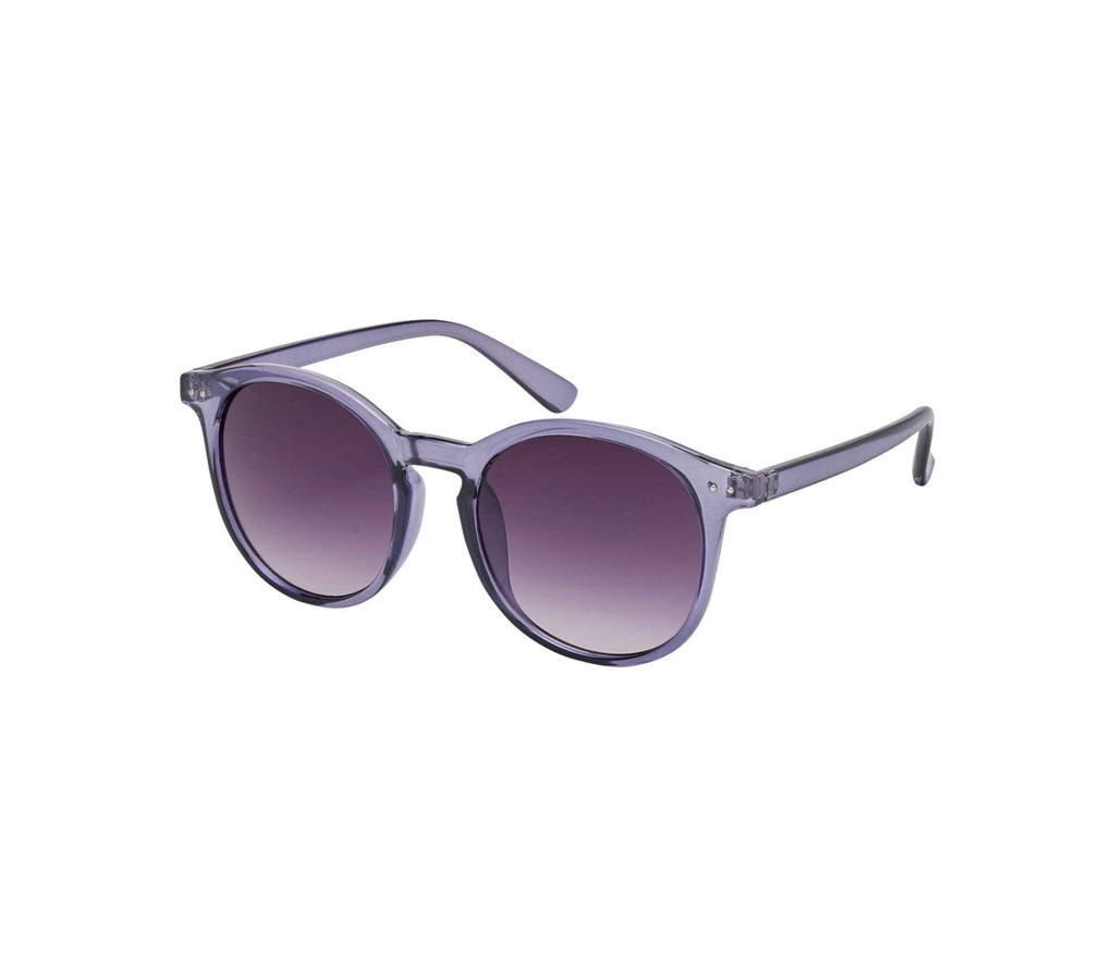 Blue Gem: Round Keyhole Sunglasses