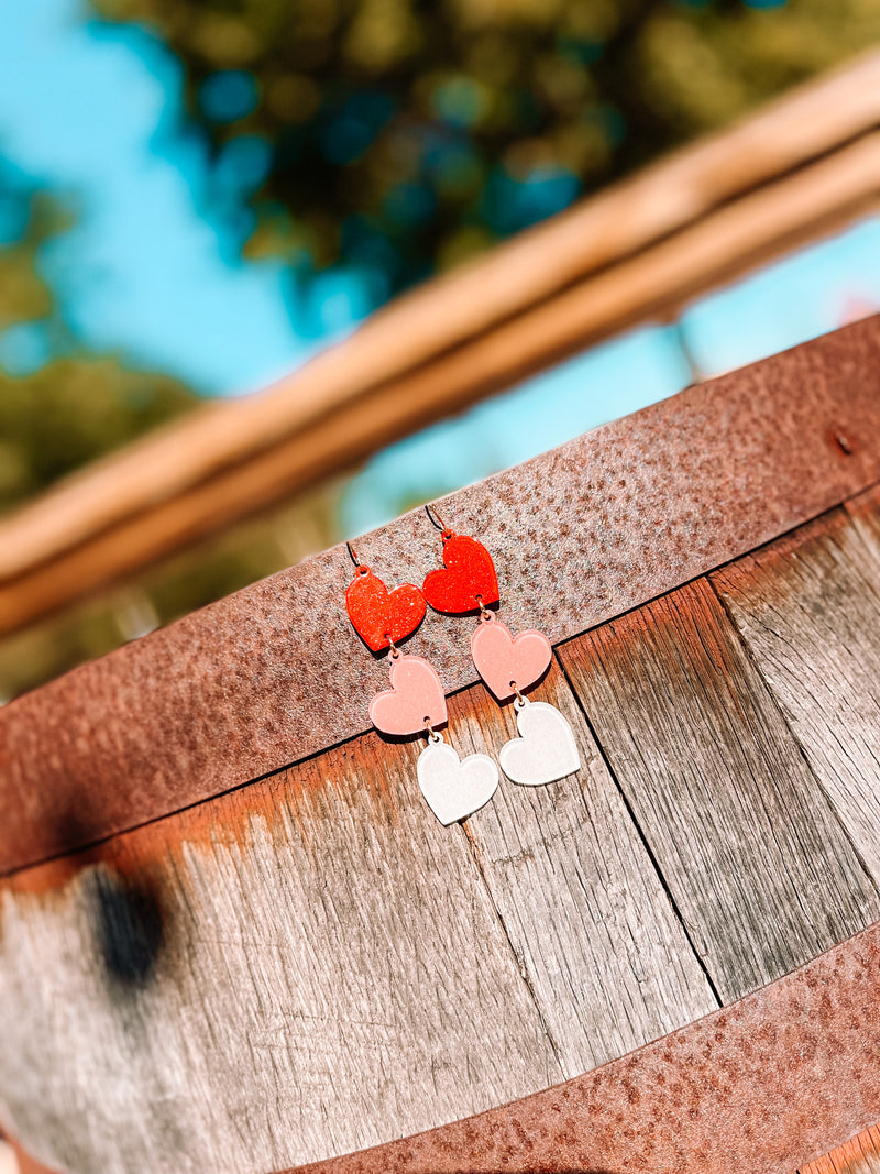 Falling For You: Heart Drop earrings