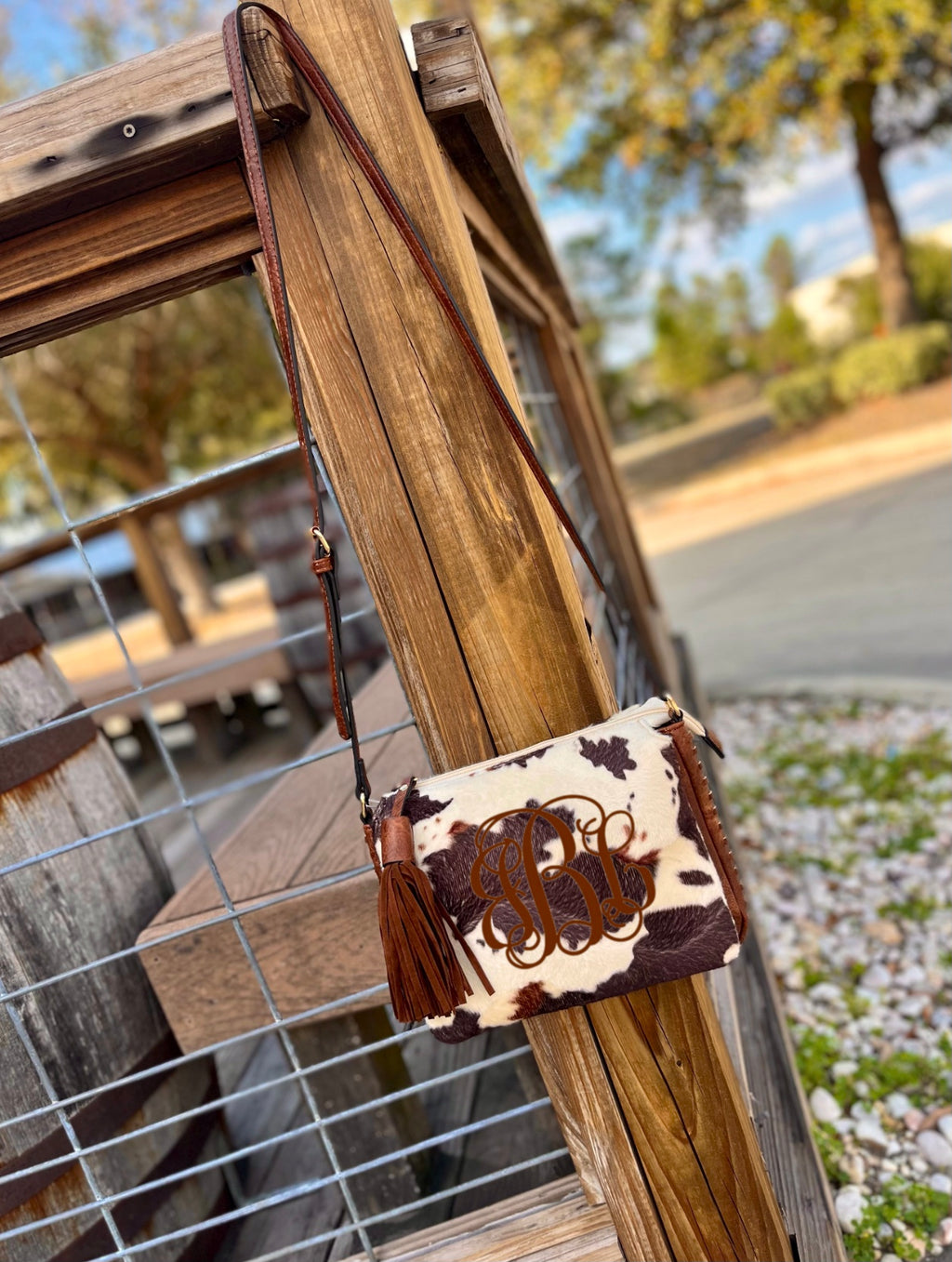Sabrina: 2 Tone Crossbody w/ 3 Compartments