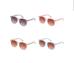 Blue Gem: Angled Colored Sunglasses