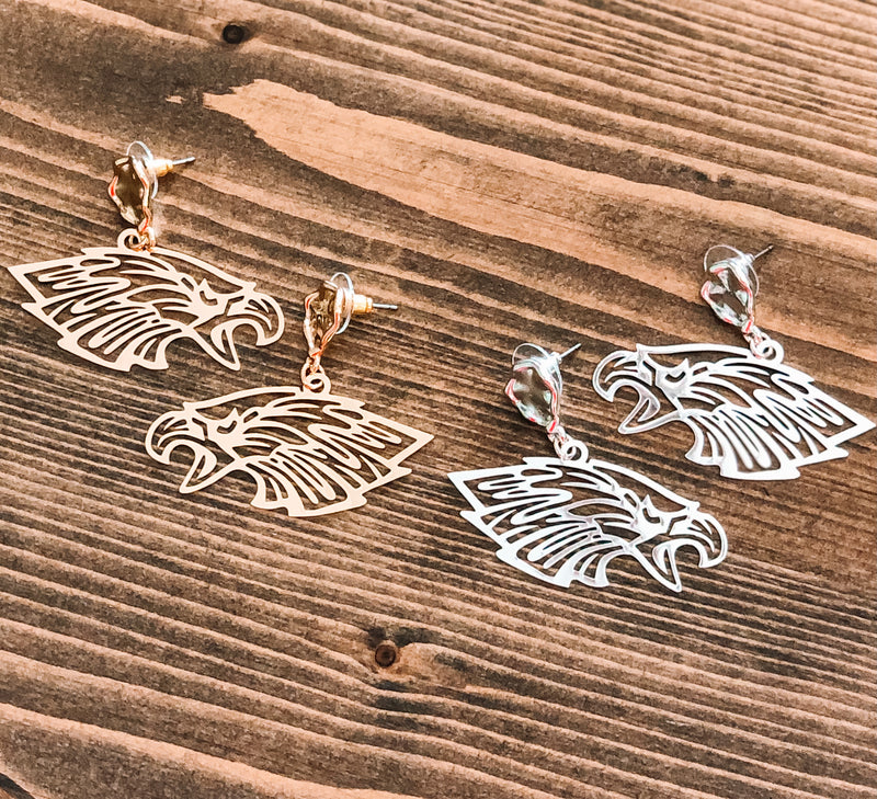 Soaring Eagle: Filigree Eagle Earrings